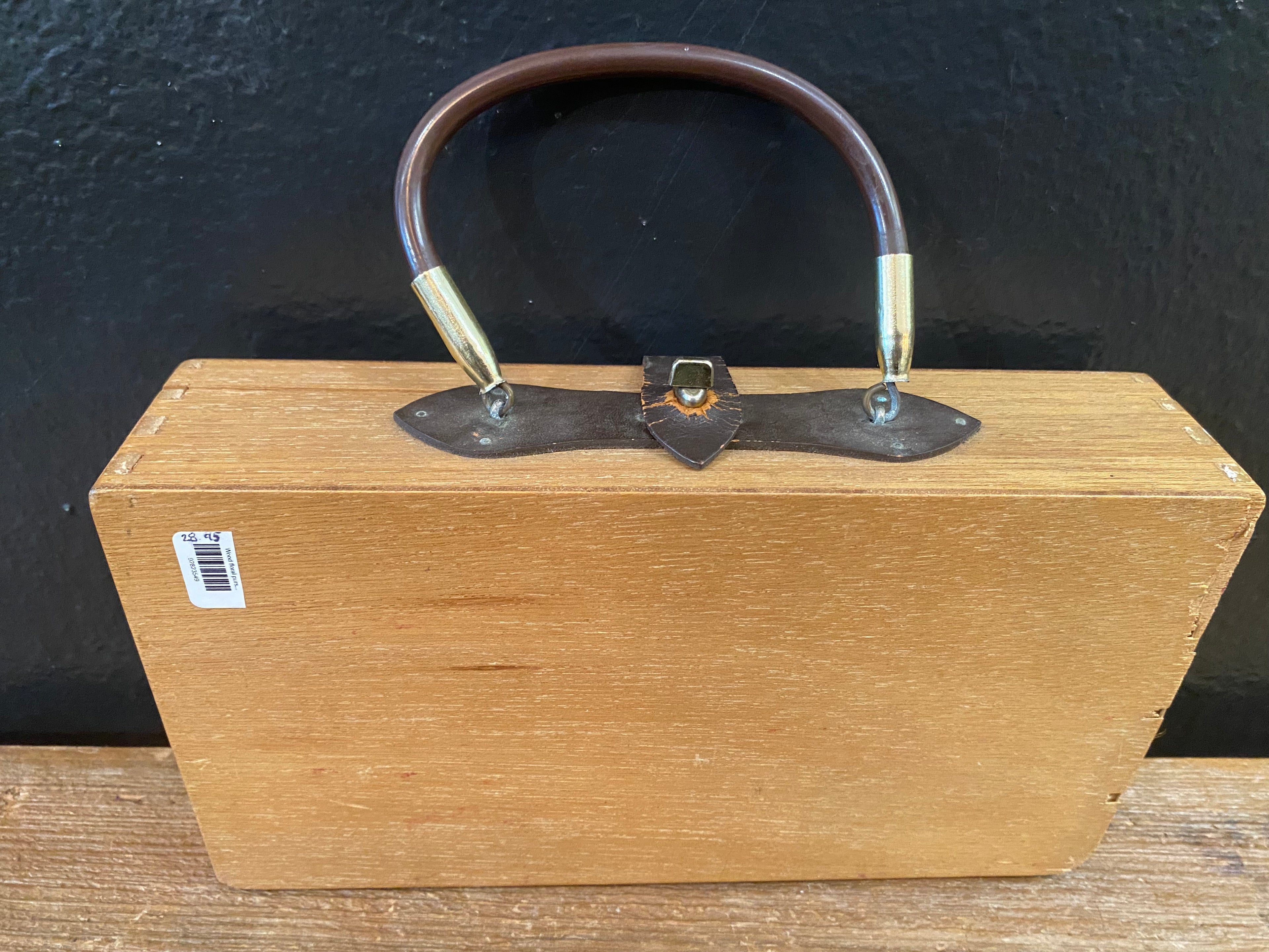 Vintage Wooden Purse