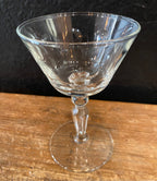 Vintage Polka Dot Stemmed Glasses