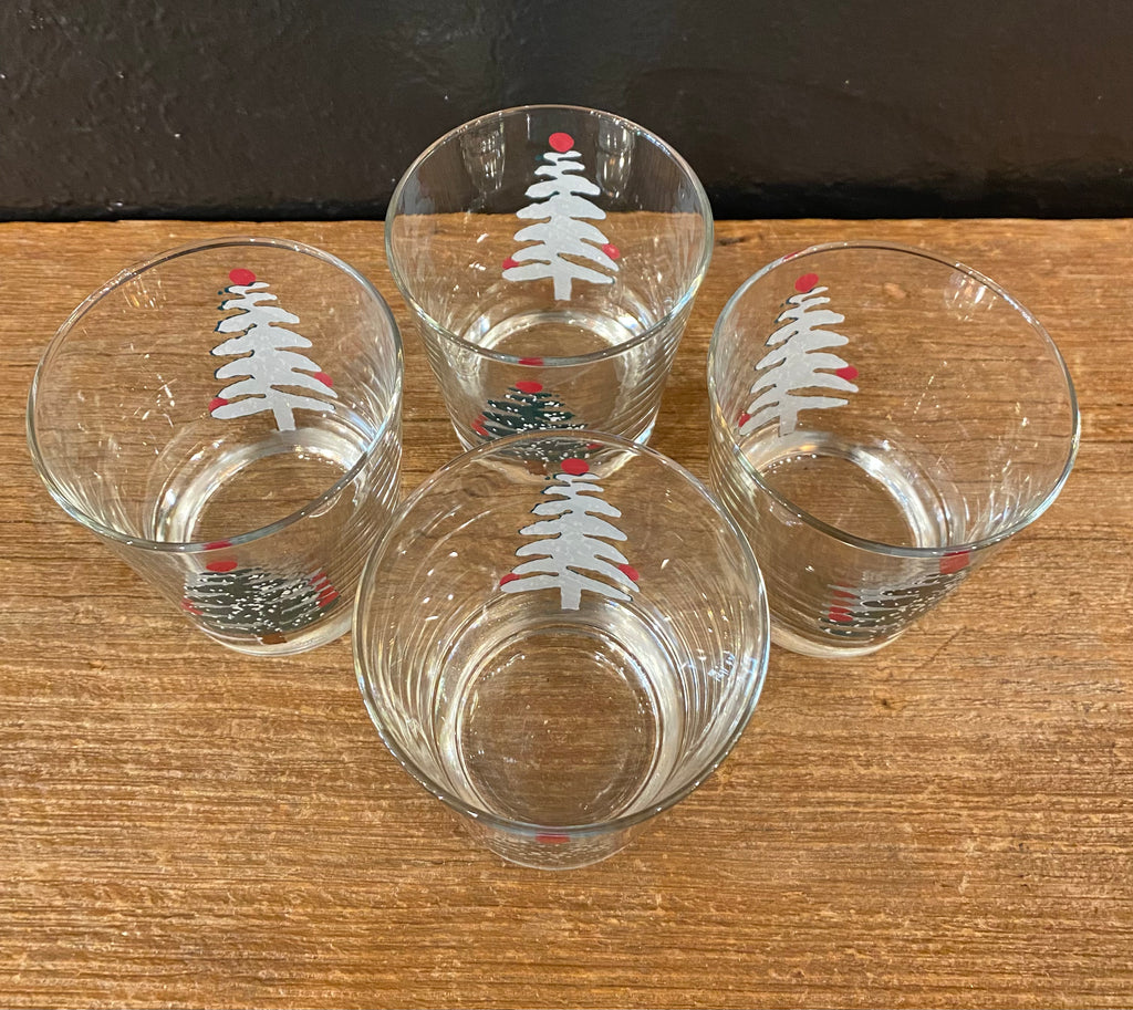 Christmas Tree Rocks Glasses | Set Of Four