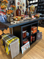 Black Painted Workbench