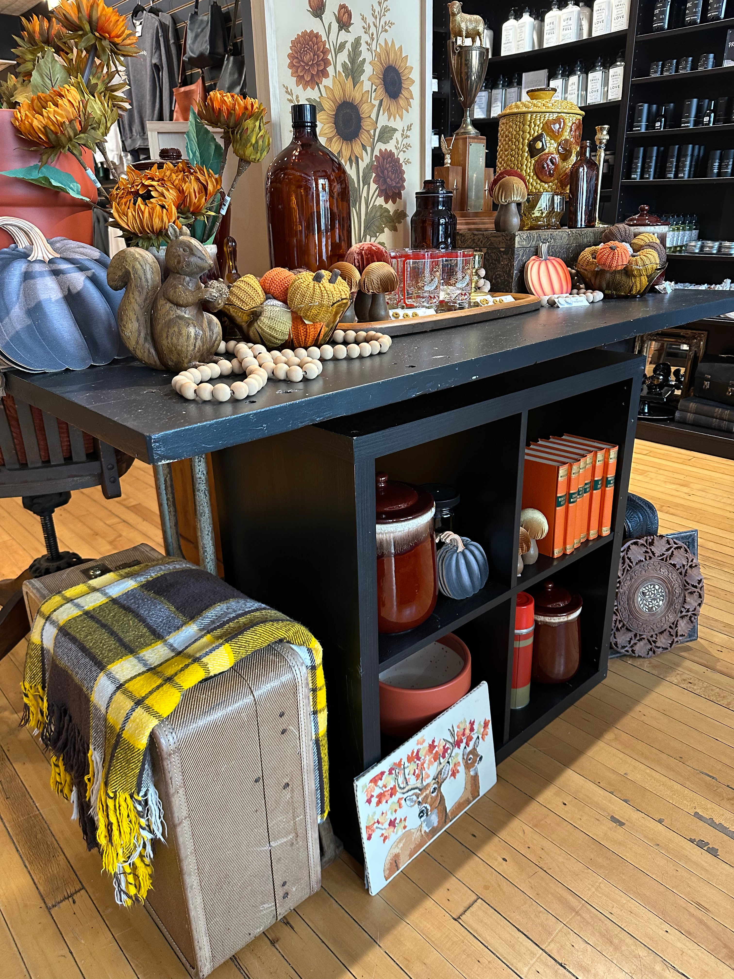 Black Painted Workbench