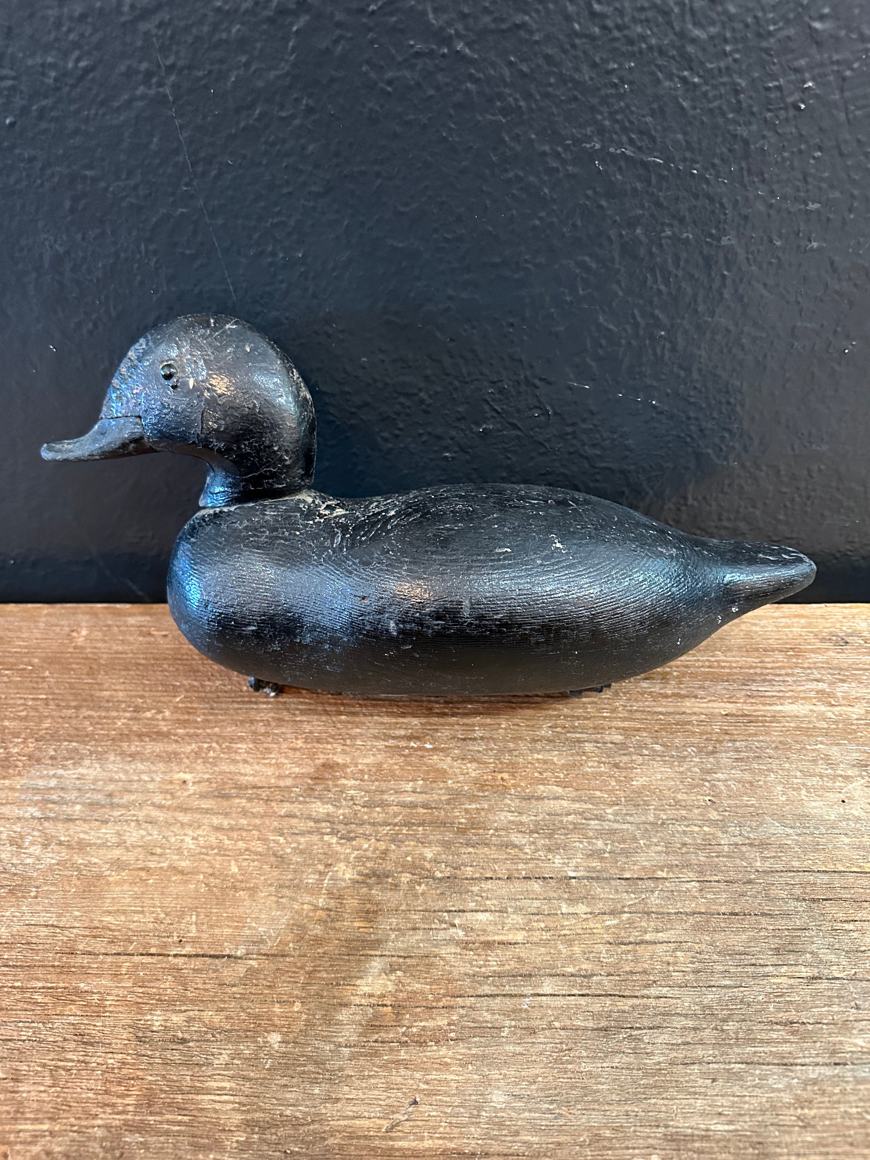 Black Wood Duck Decoy ￼