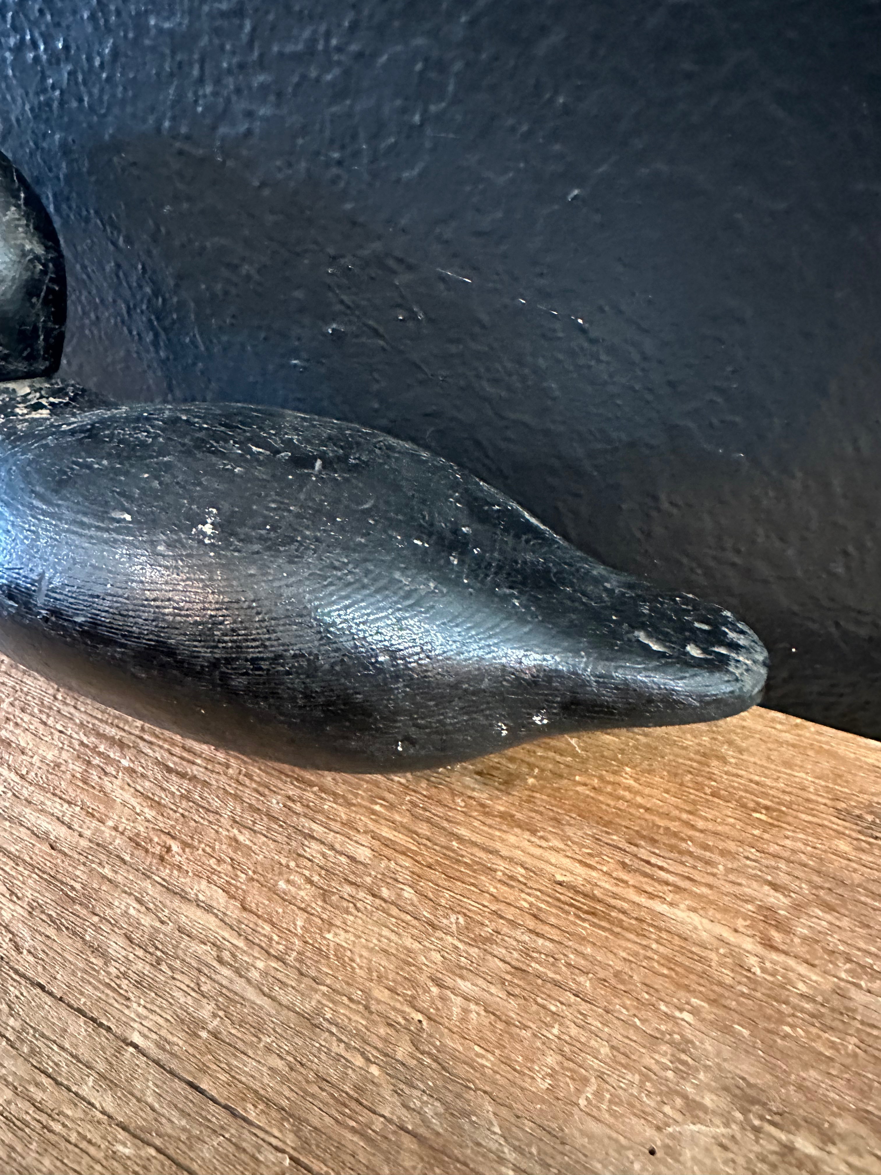 Black Wood Duck Decoy ￼