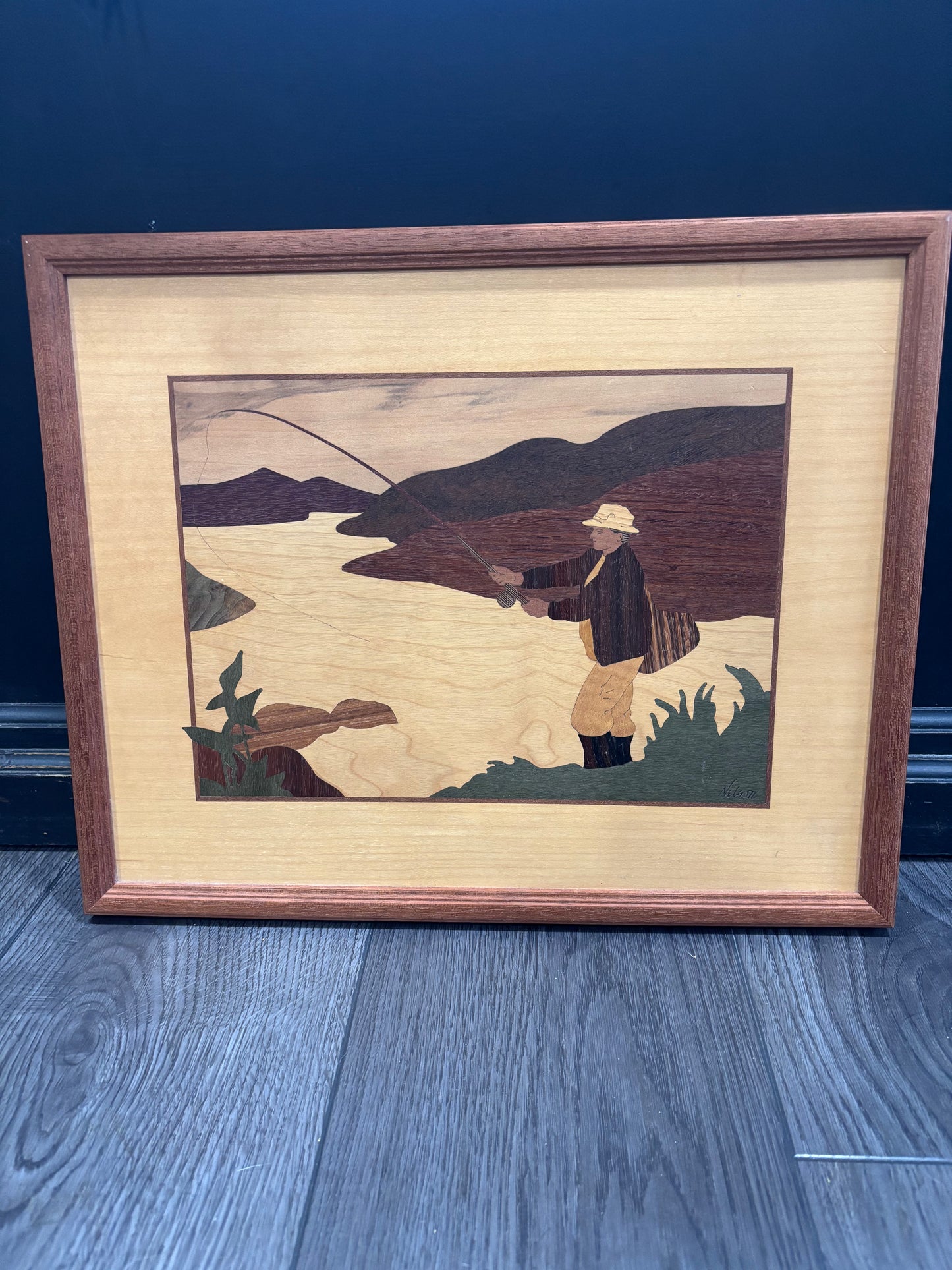 Hudson River Inlay Fishing Picture