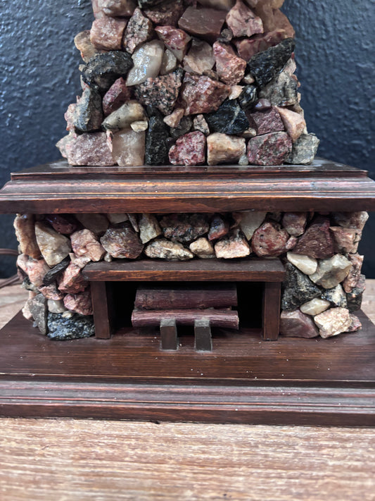 Handmade Fireplace Lamp