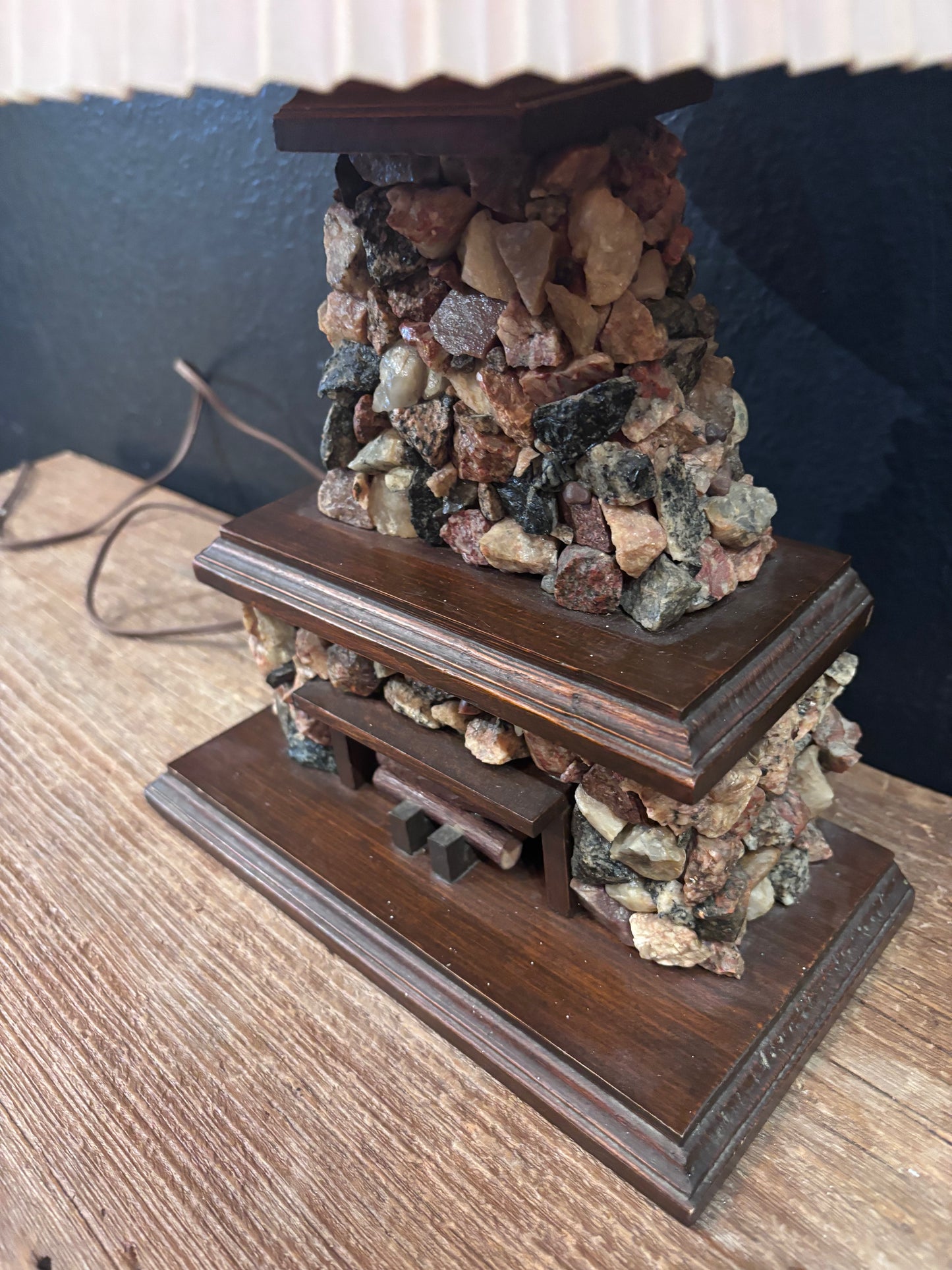 Handmade Fireplace Lamp