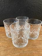 Cut-Glass Brookstone Rocks Glasses | Set of 4