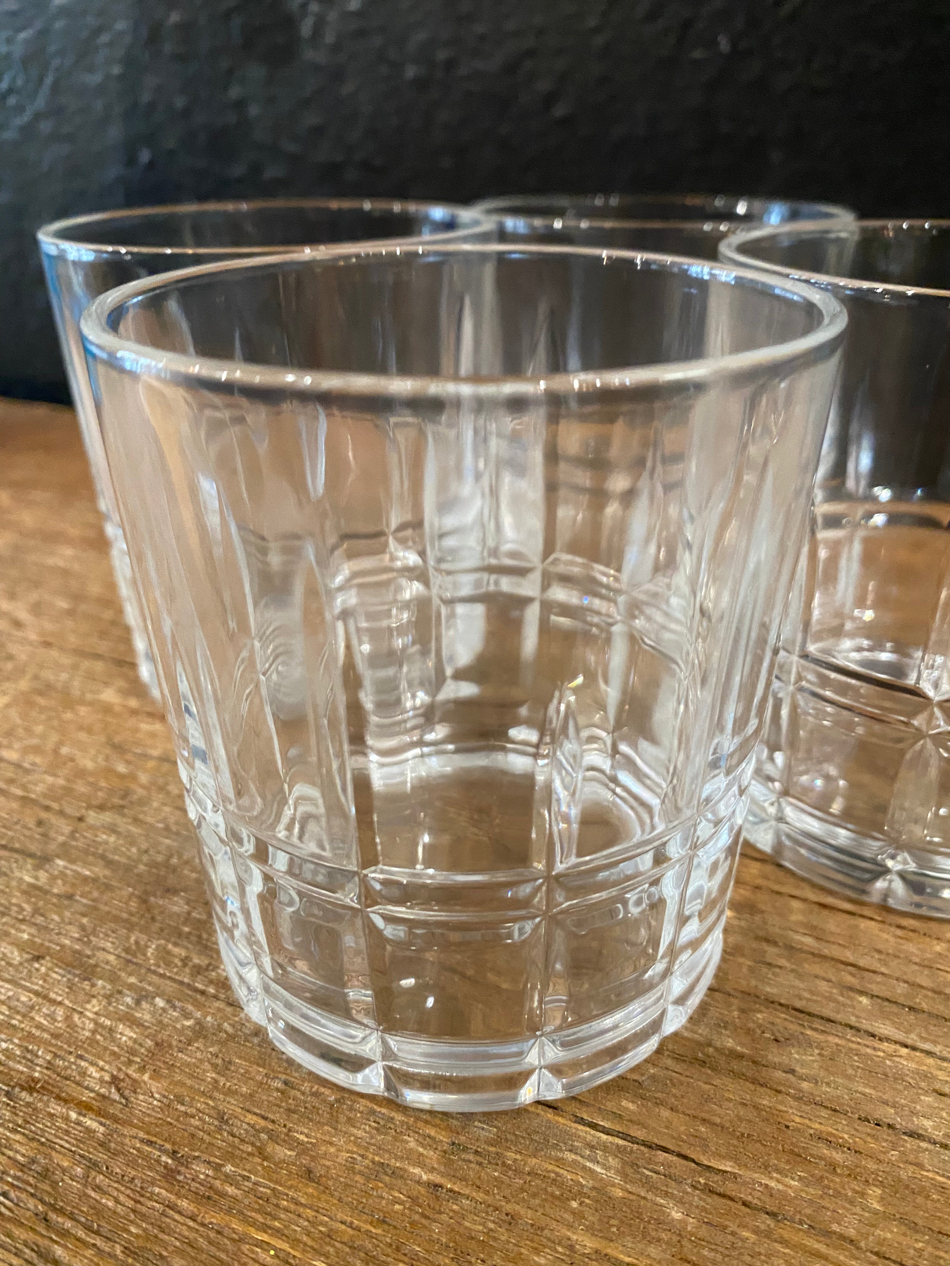 Striped Pattern Rocks Glasses | Set Of Four