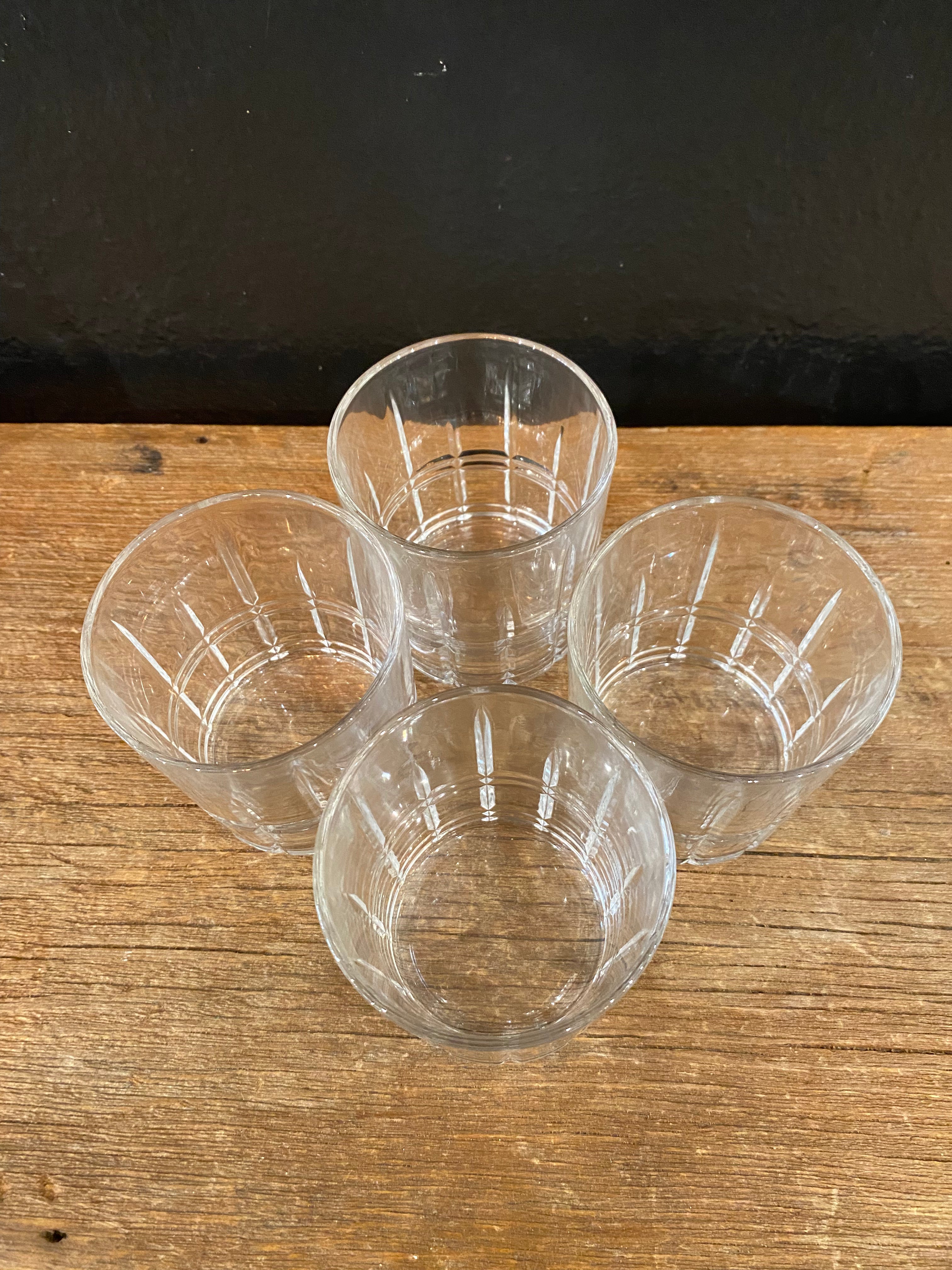 Striped Pattern Rocks Glasses | Set Of Four