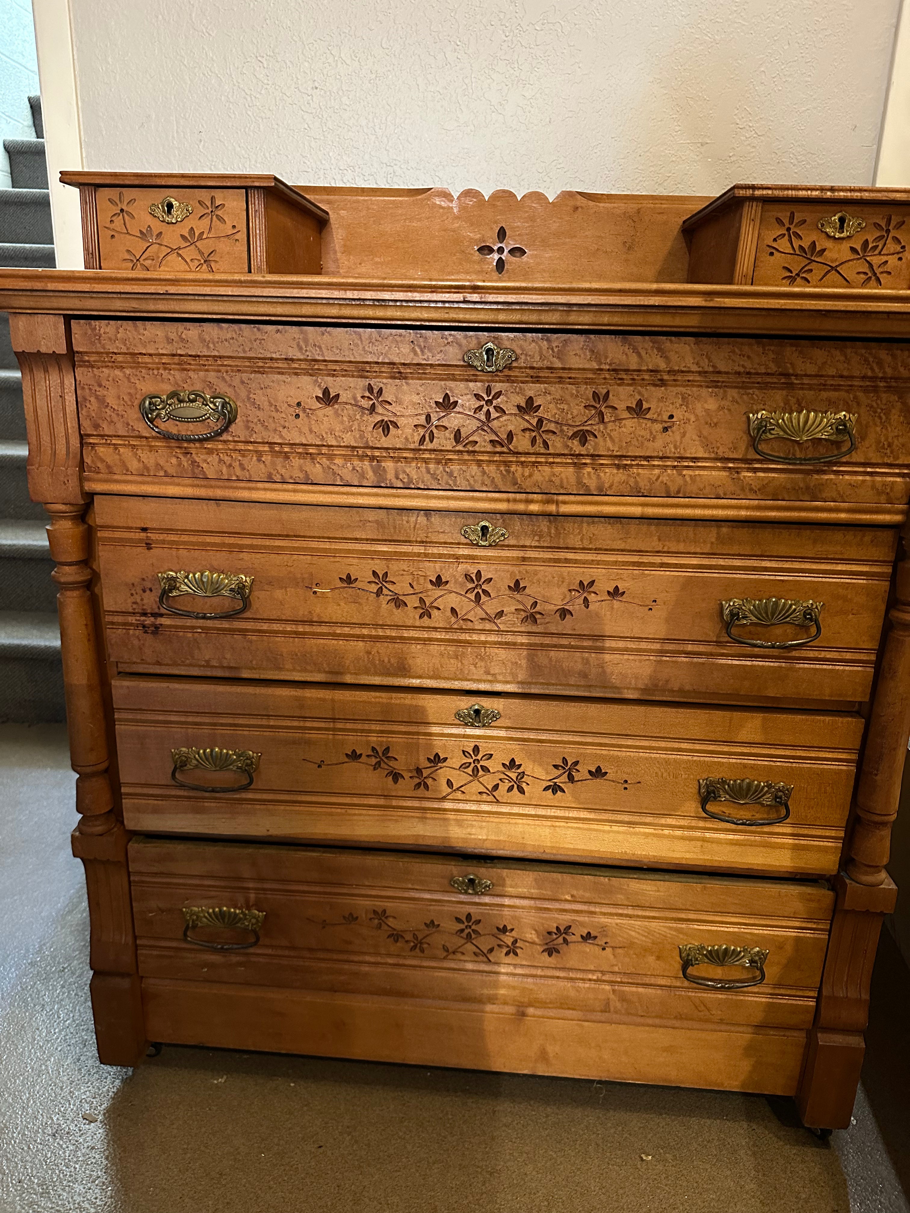 Antique EastLake Dresser