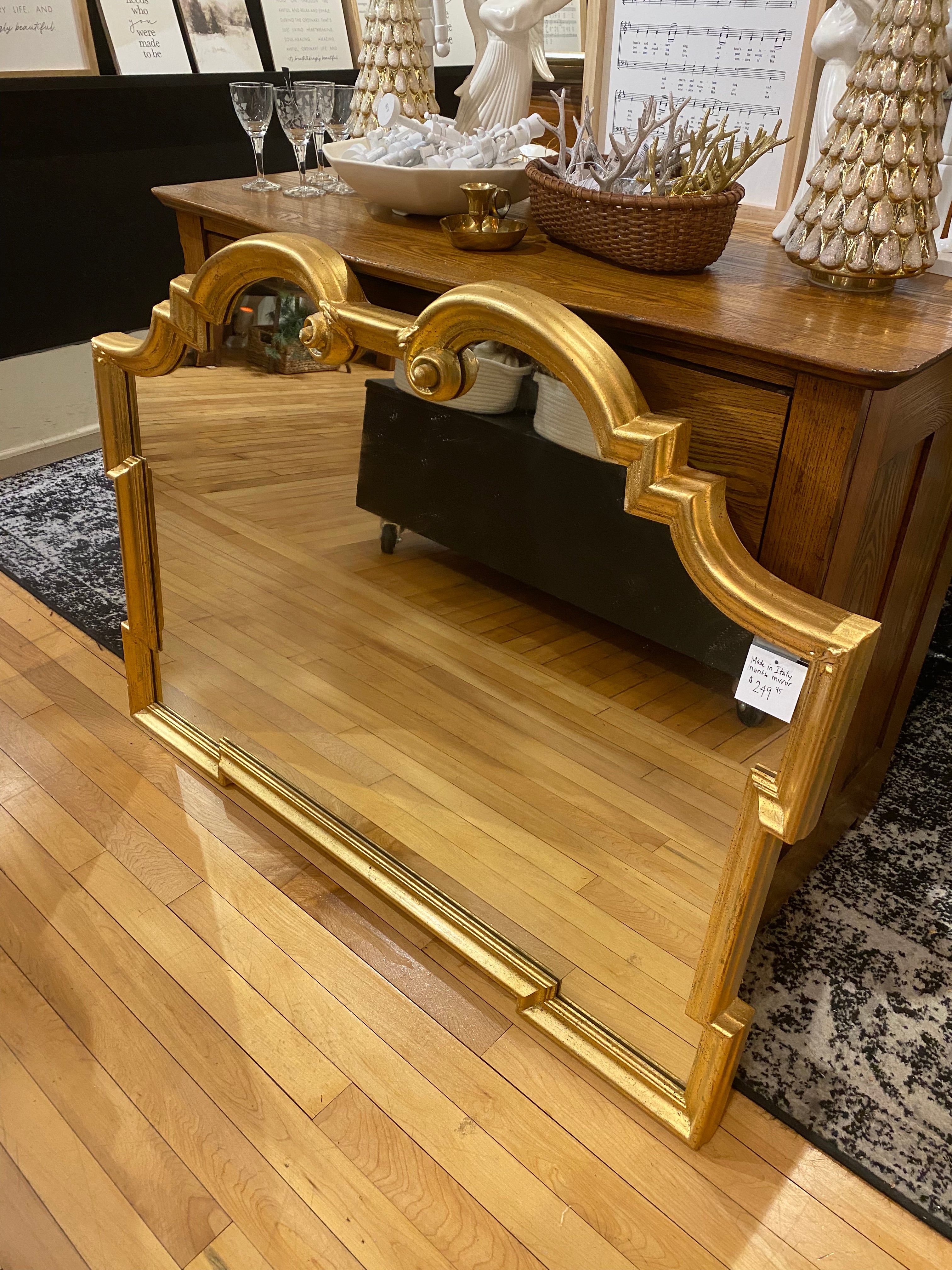 Gold Mirror By Ethan Allen
