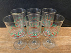 Arby’s Holly Berry Wine Glasses | Set Of Six