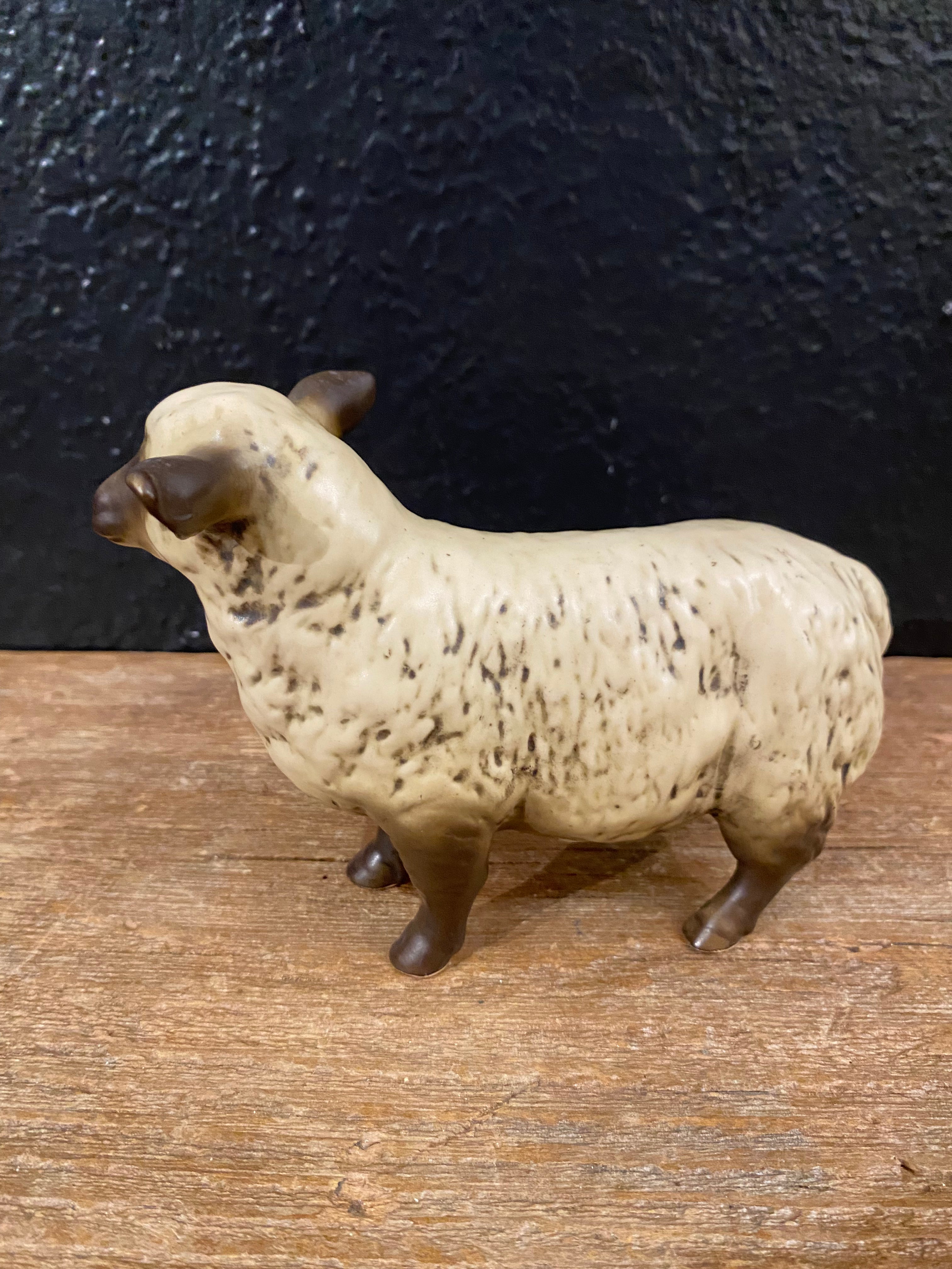 Vintage Sheep Figurine