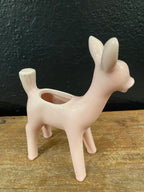 MCM Pottery Deer Planter