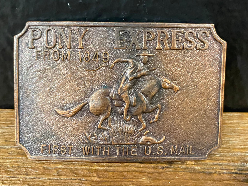 Pony Express Belt Buckle