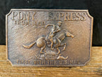 Pony Express Belt Buckle