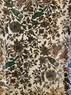 Paper Mache Floral Tray with Birds