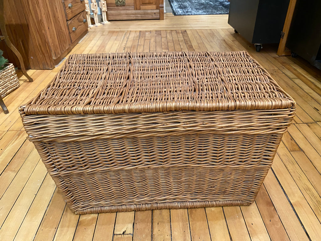 Vintage Wicker Trunk