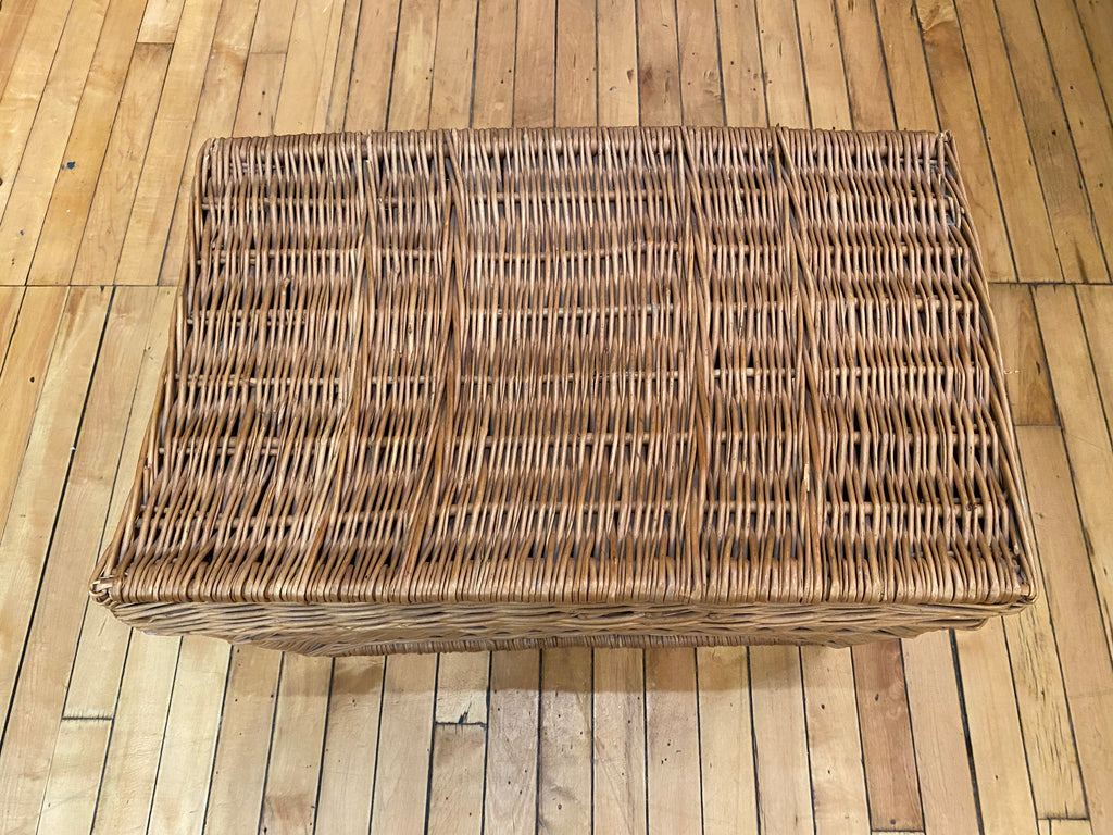 Vintage Wicker Trunk