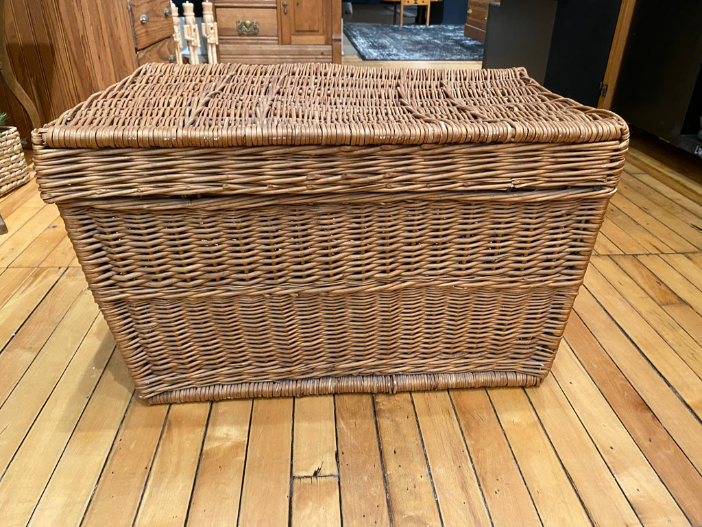 Vintage Wicker Trunk