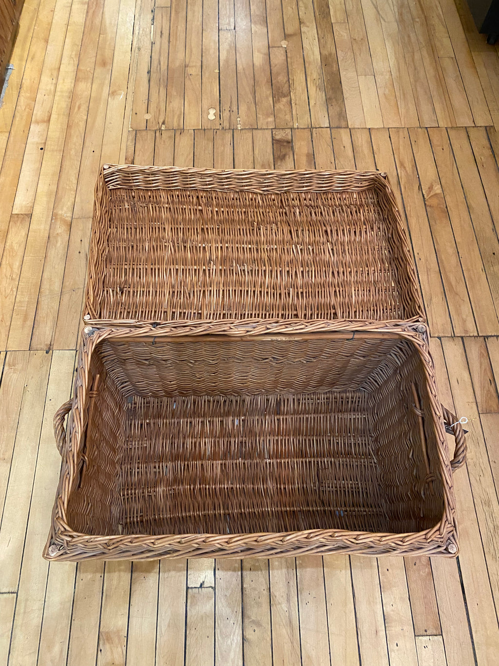 Vintage Wicker Trunk