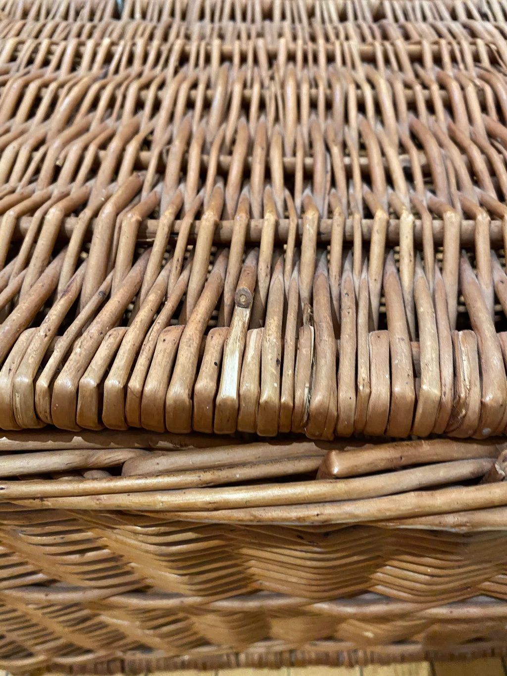 Antique Wicker Trunk