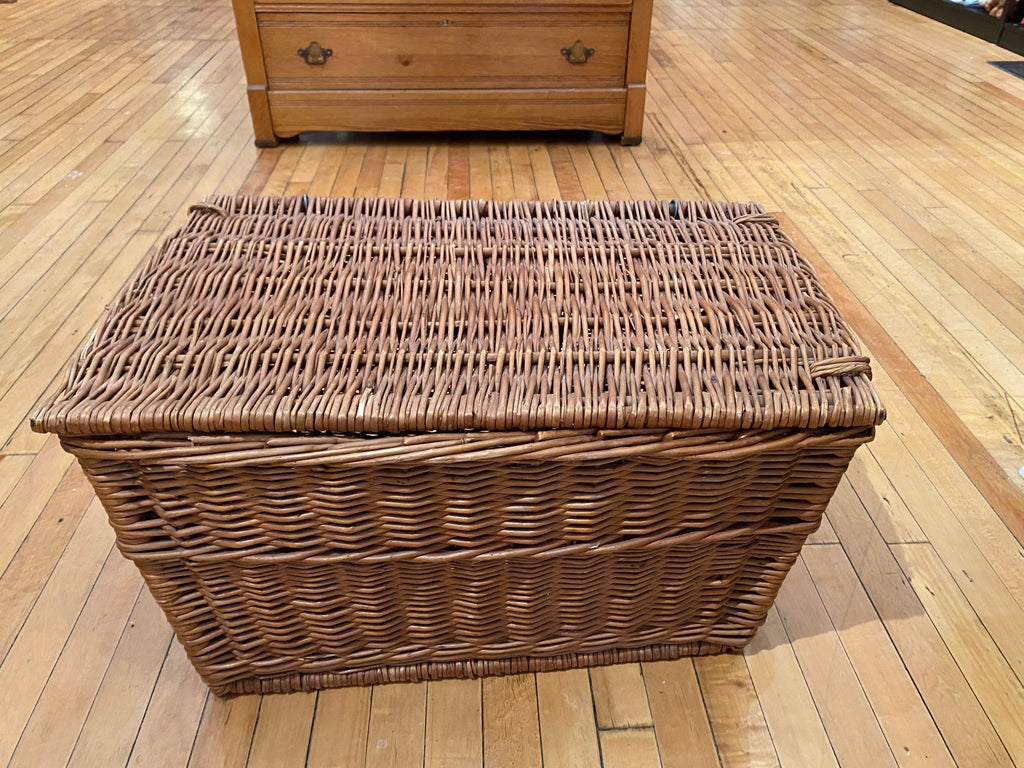 Antique Wicker Trunk