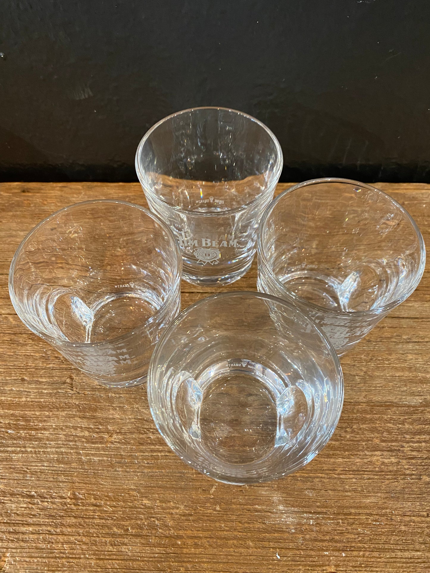 Jim Beam Rocks Glasses | Set Of Four