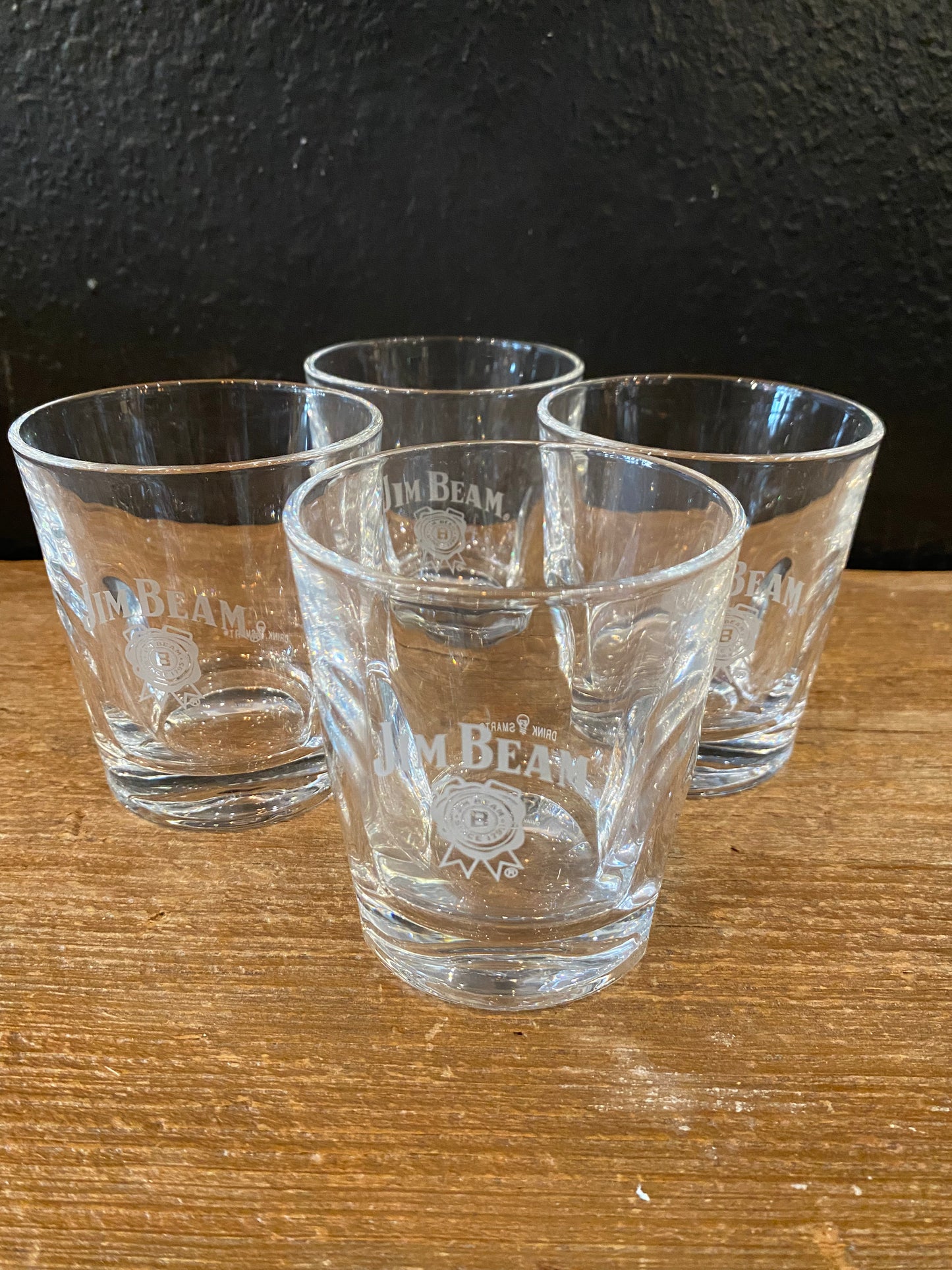 Jim Beam Rocks Glasses | Set Of Four