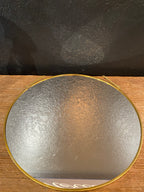 Gold Framed Mirror | Round