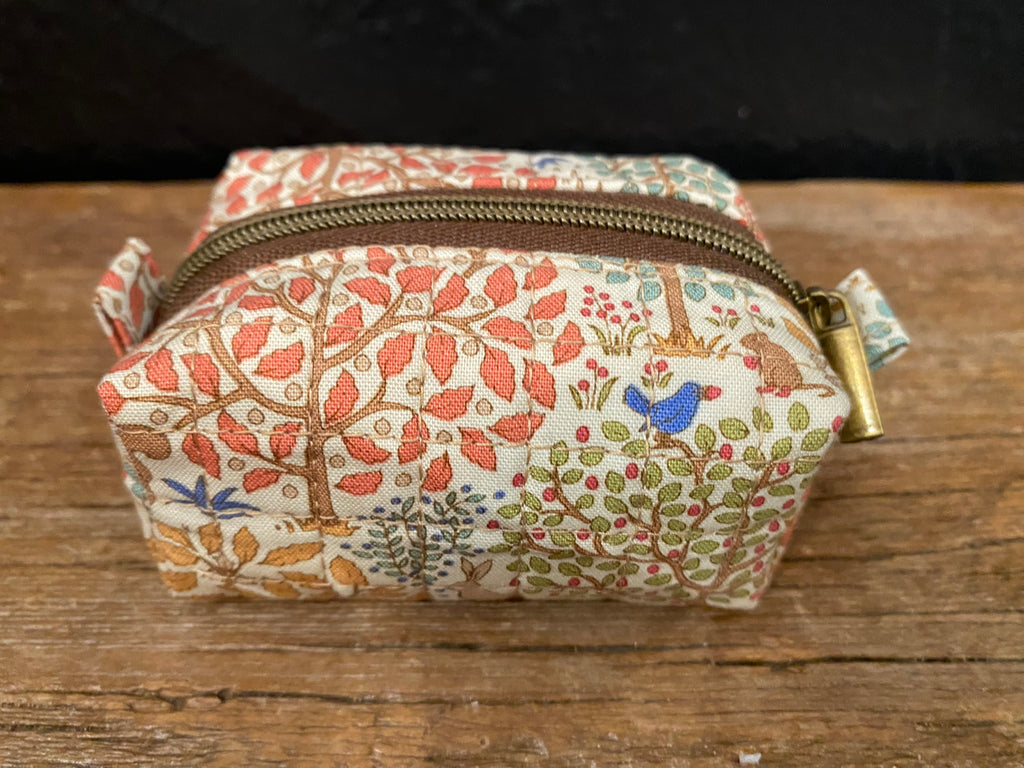 Hand Sewn Zippered Pouch
