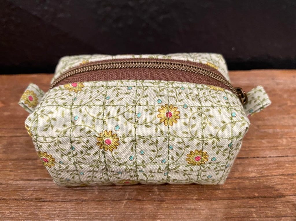 Hand Sewn Zippered Pouch