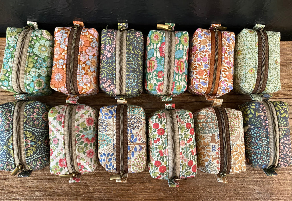 Hand Sewn Zippered Pouch