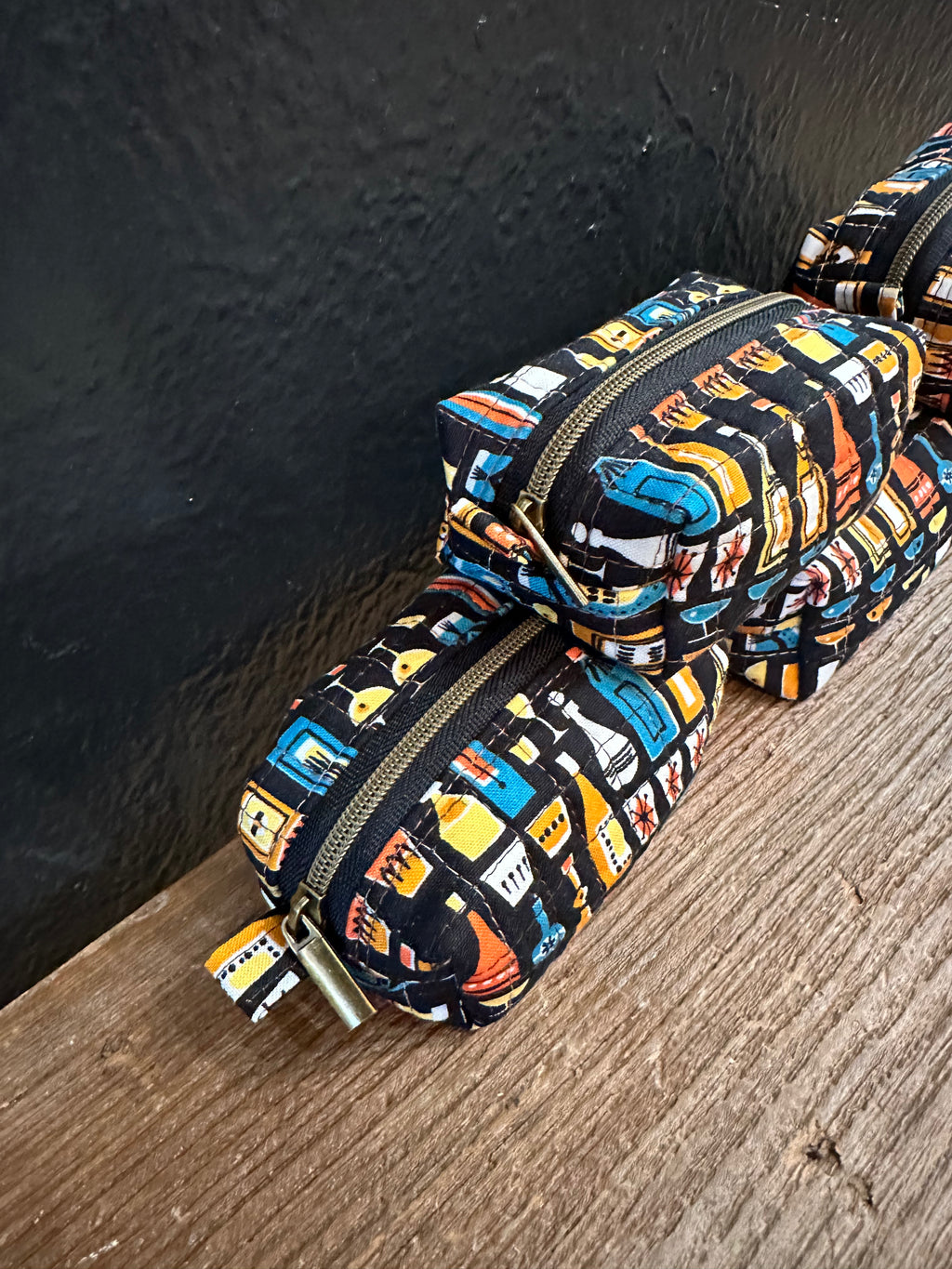 Hand Sewn Zippered Pouch