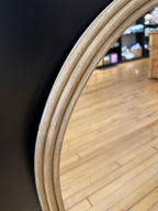 Arched Wicker Mirror