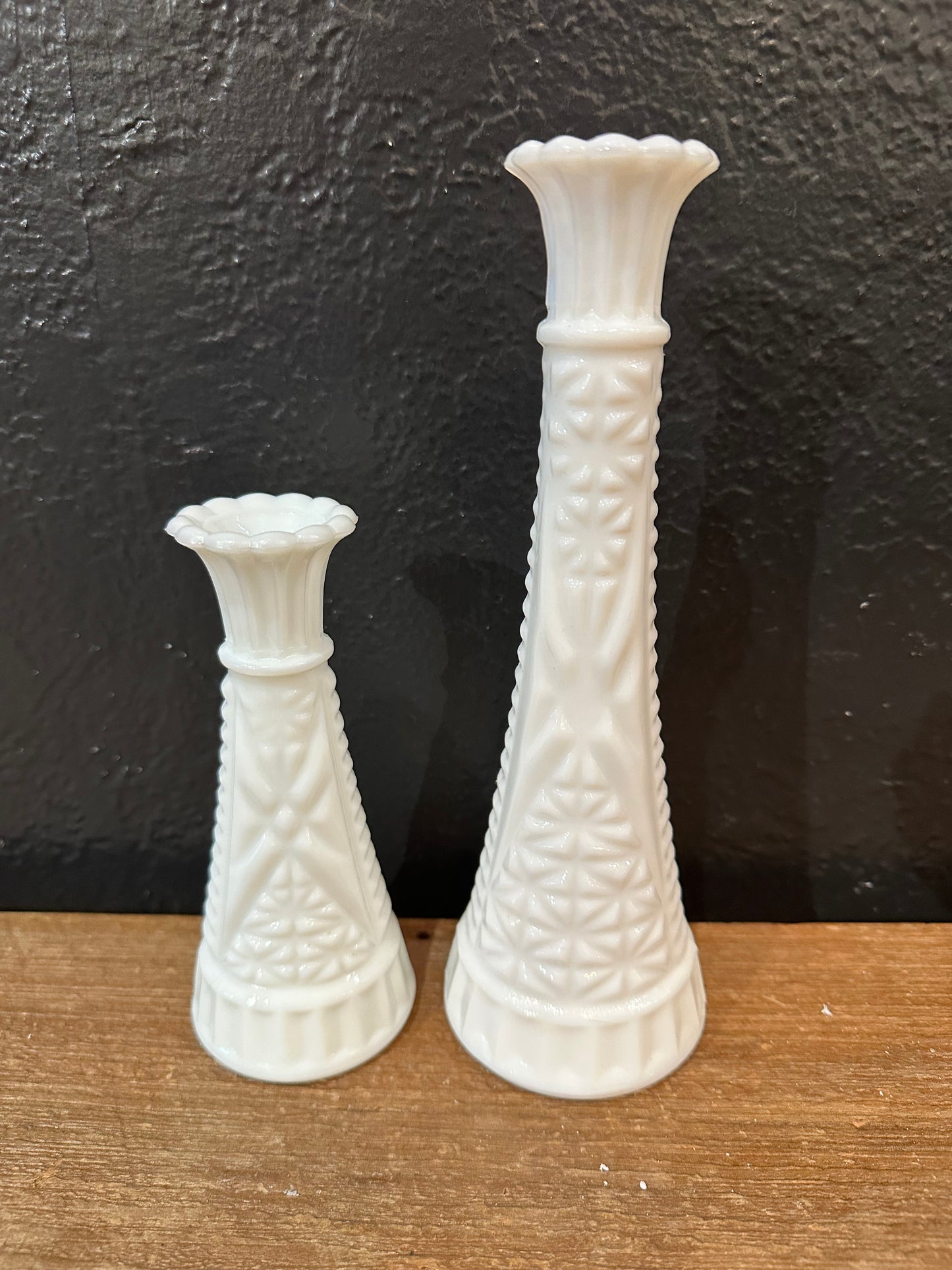 Anchor Hocking Milk Glass Vase | SALE