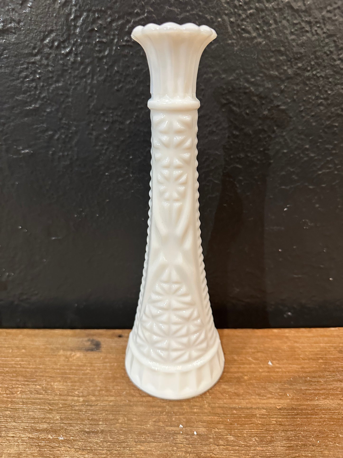 Anchor Hocking Milk Glass Vase | SALE