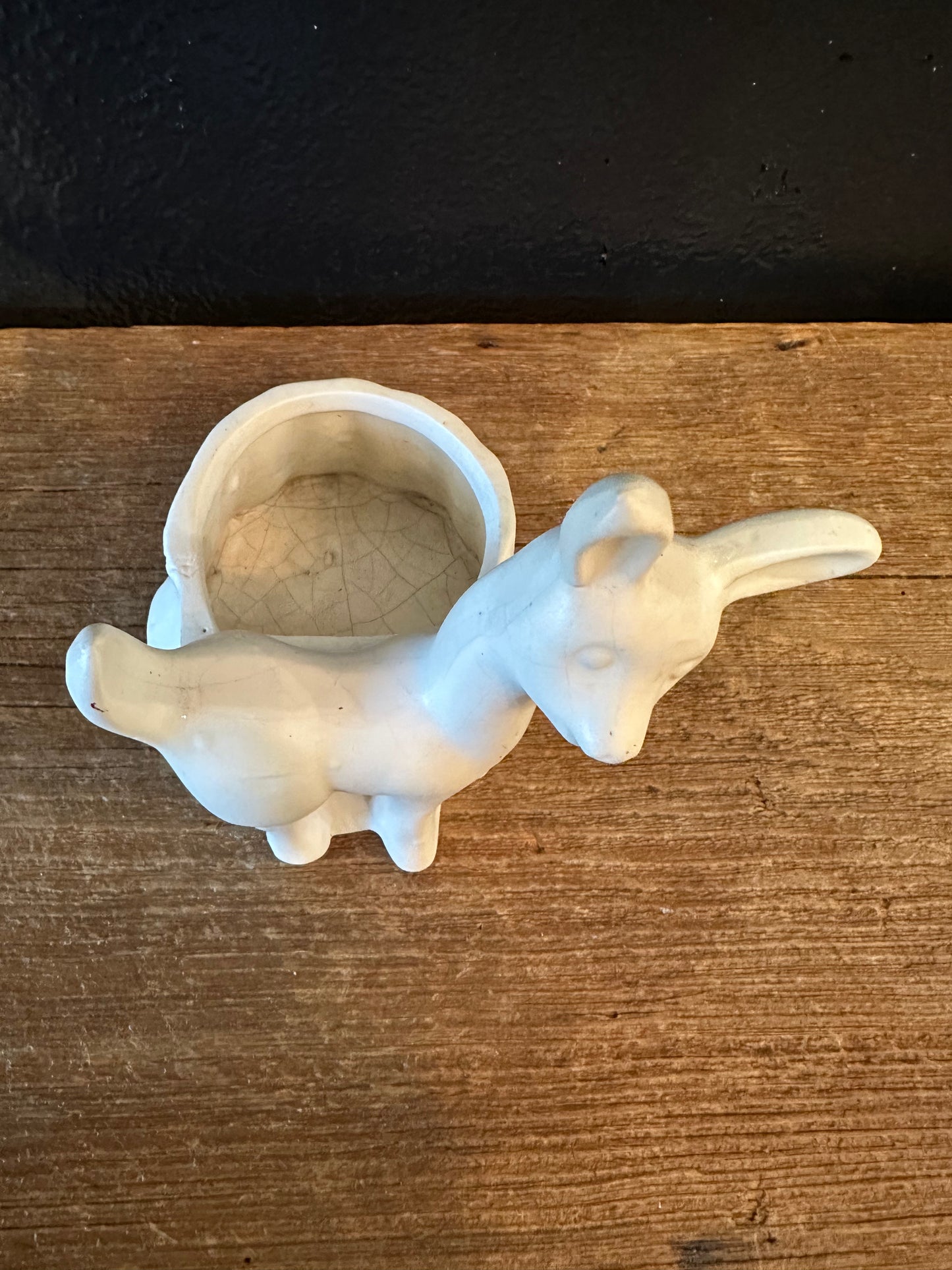 Vintage MCM Deer Planter