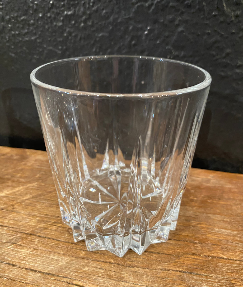 Crystal Cut Rocks Glasses | Set Of Four