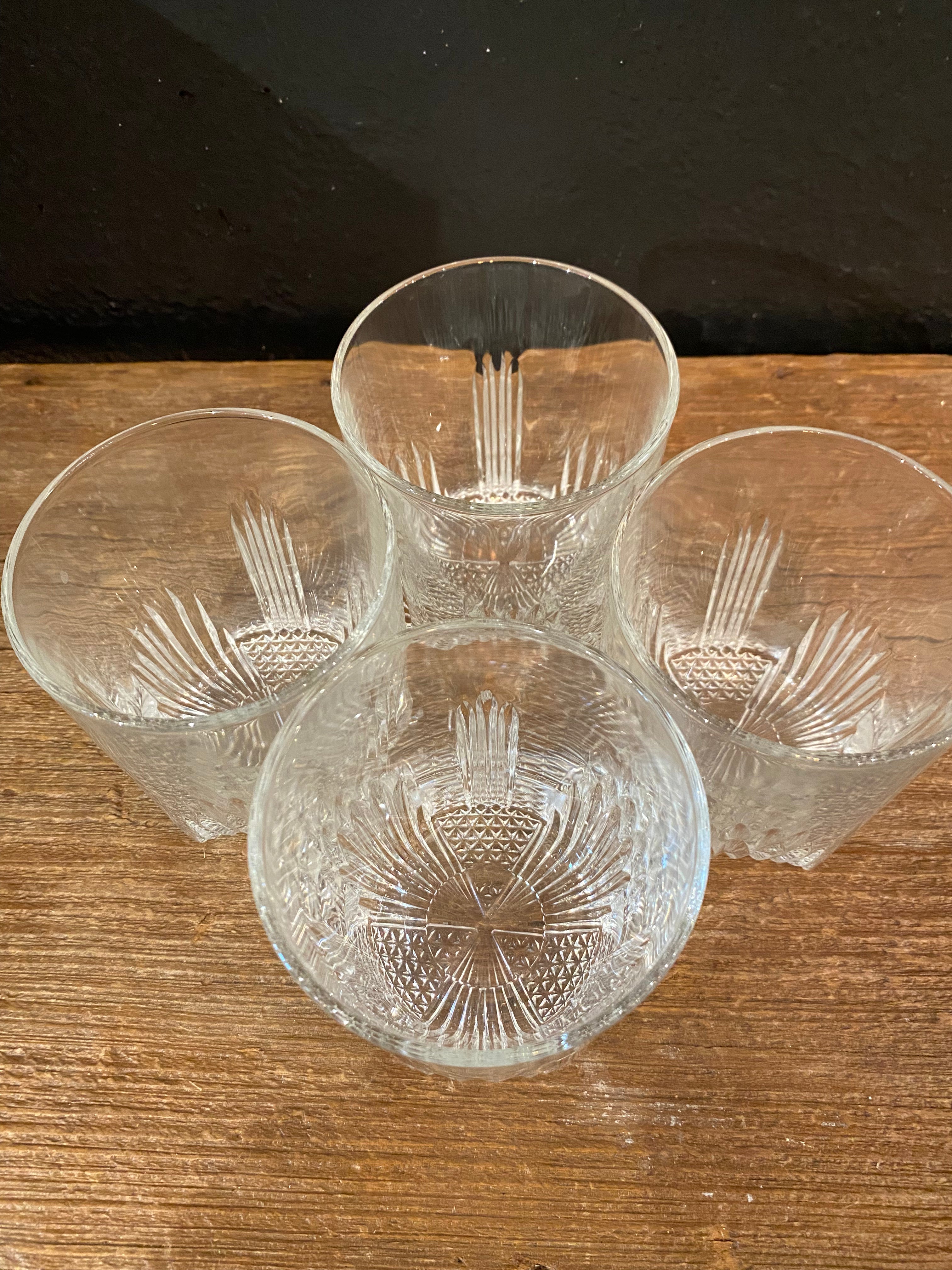 MCM Style Rocks Glasses | Set Of Four