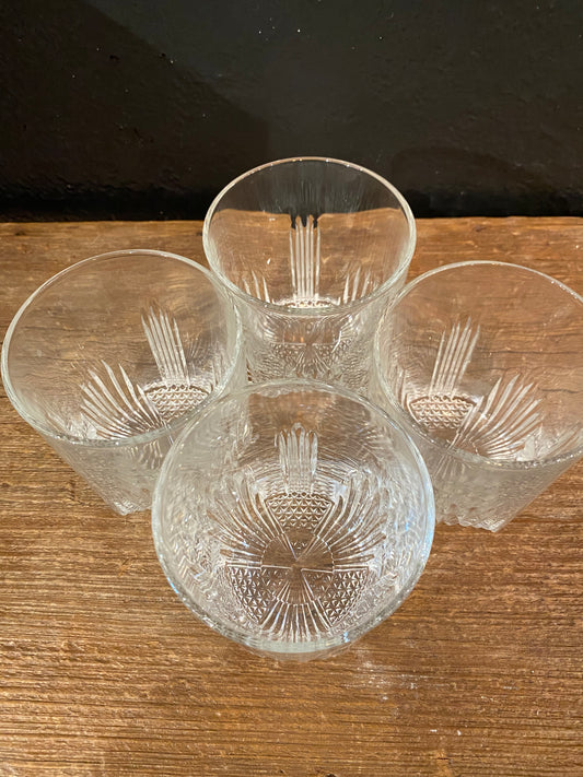 MCM Style Rocks Glasses | Set Of Four