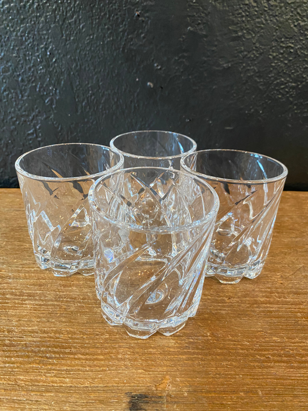 Twirling Whiskey Glasses | Set Of Four