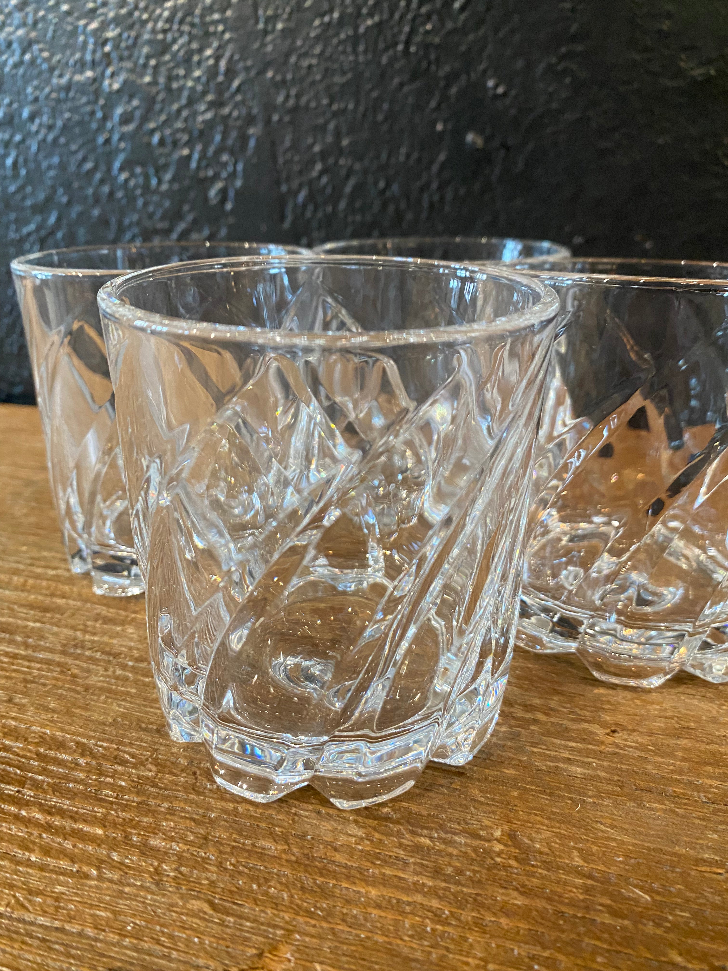 Twirling Whiskey Glasses | Set Of Four