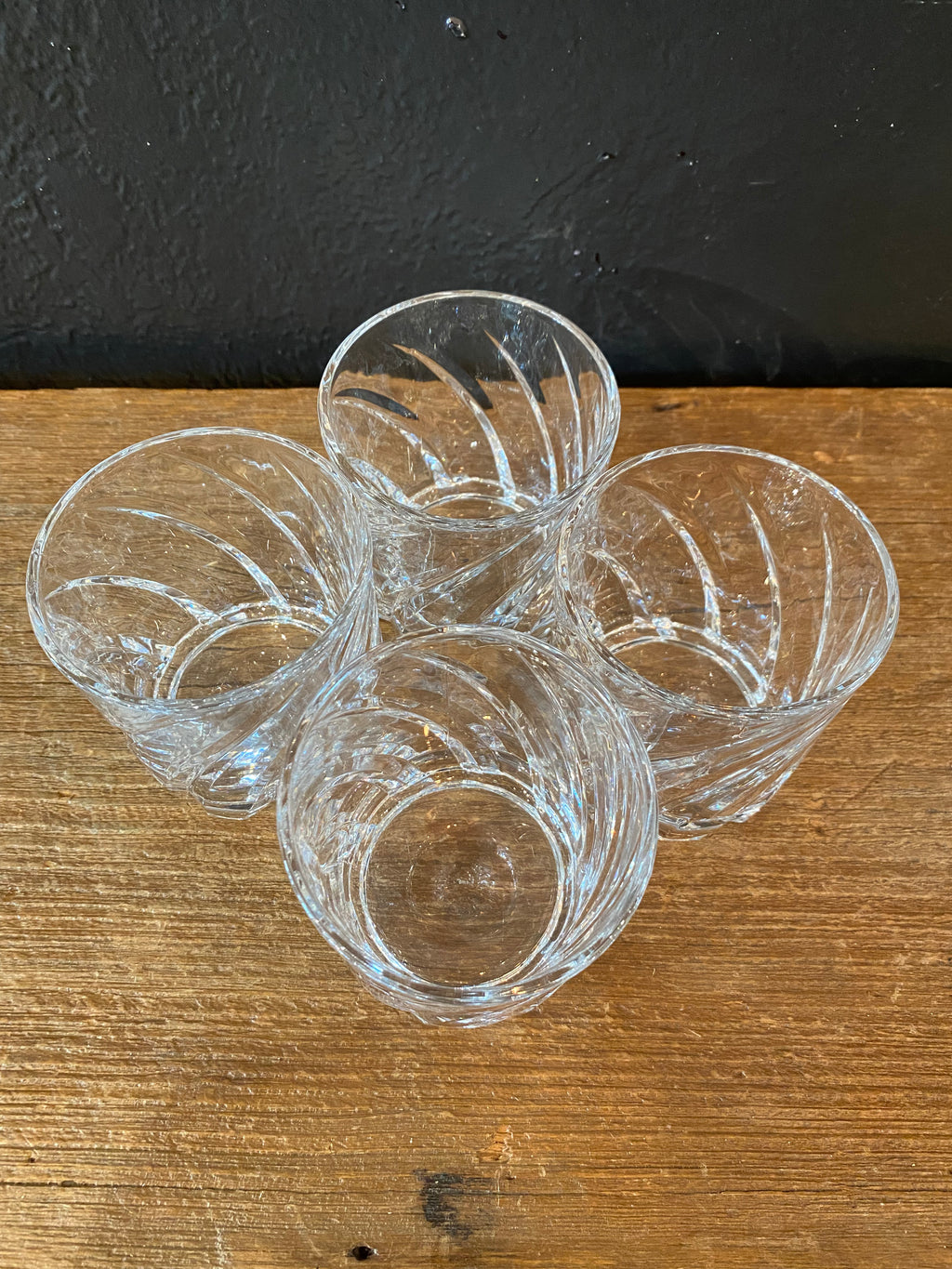 Twirling Whiskey Glasses | Set Of Four