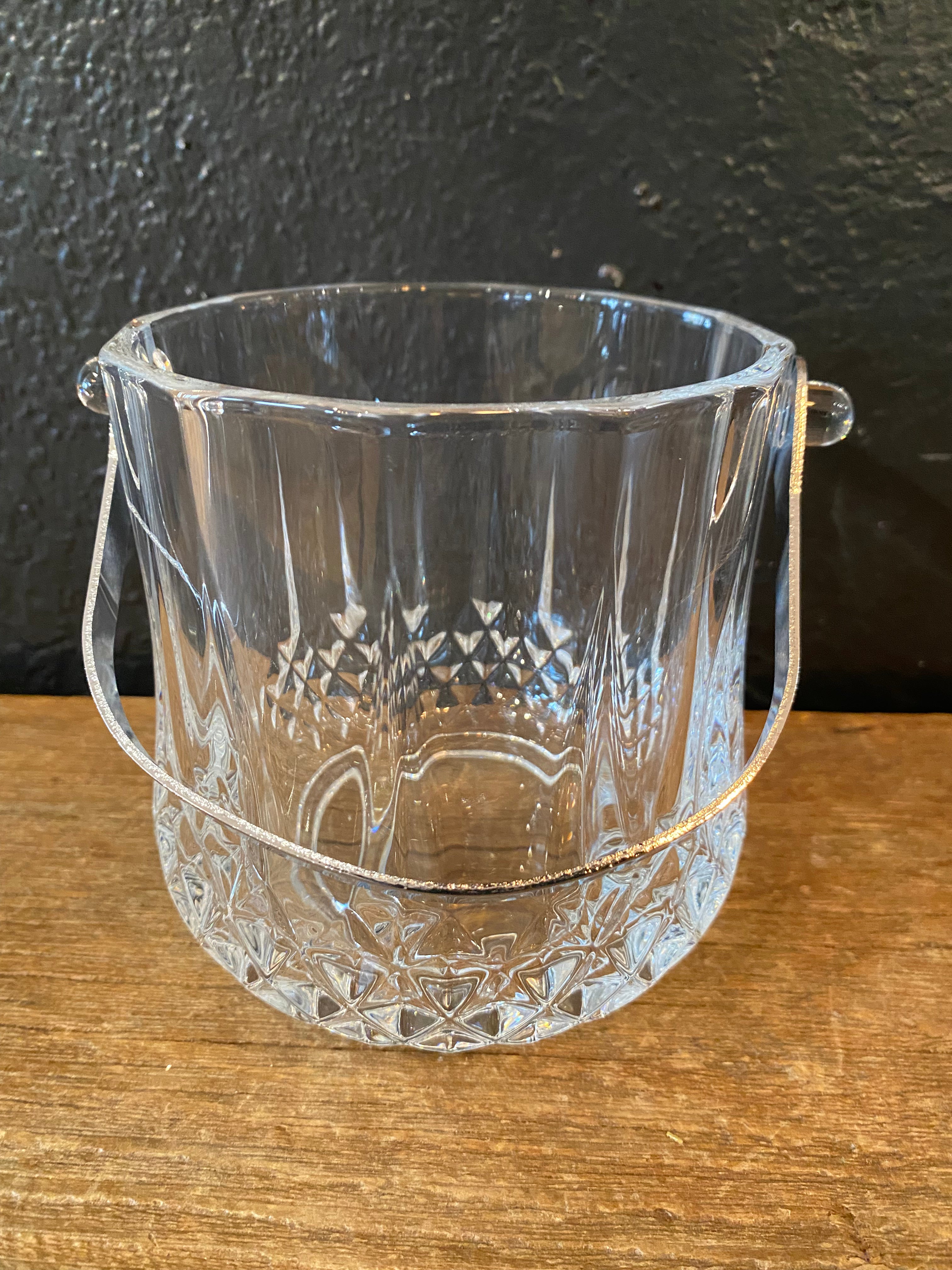 Cut Glass Ice Bucket