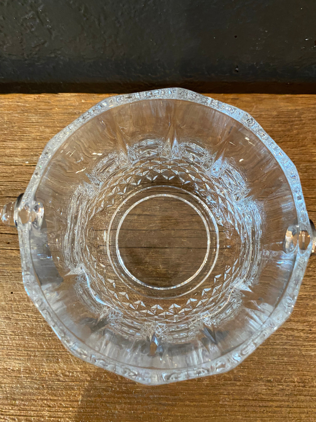Cut Glass Ice Bucket
