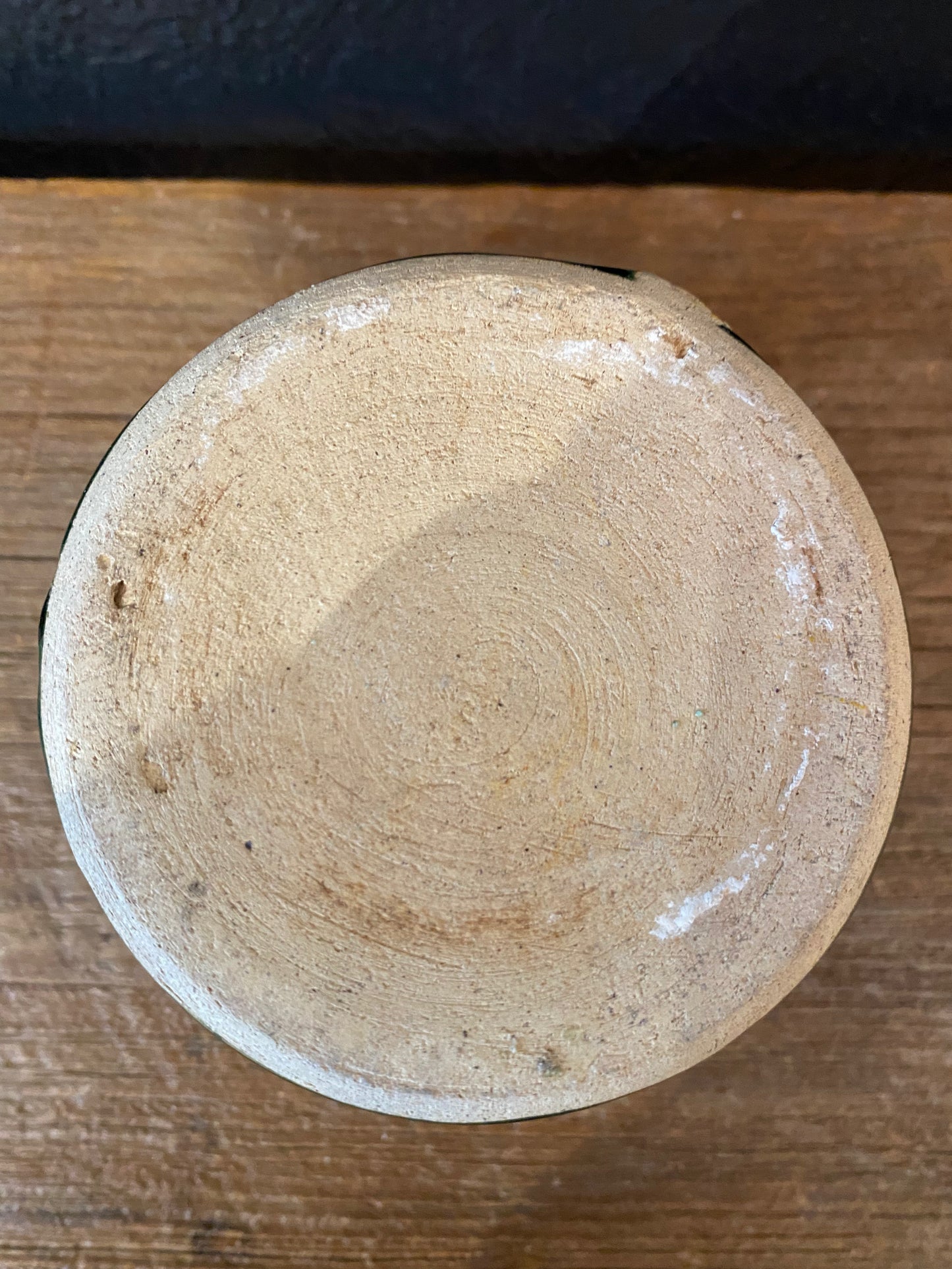 Vintage Drip Glaze Planter