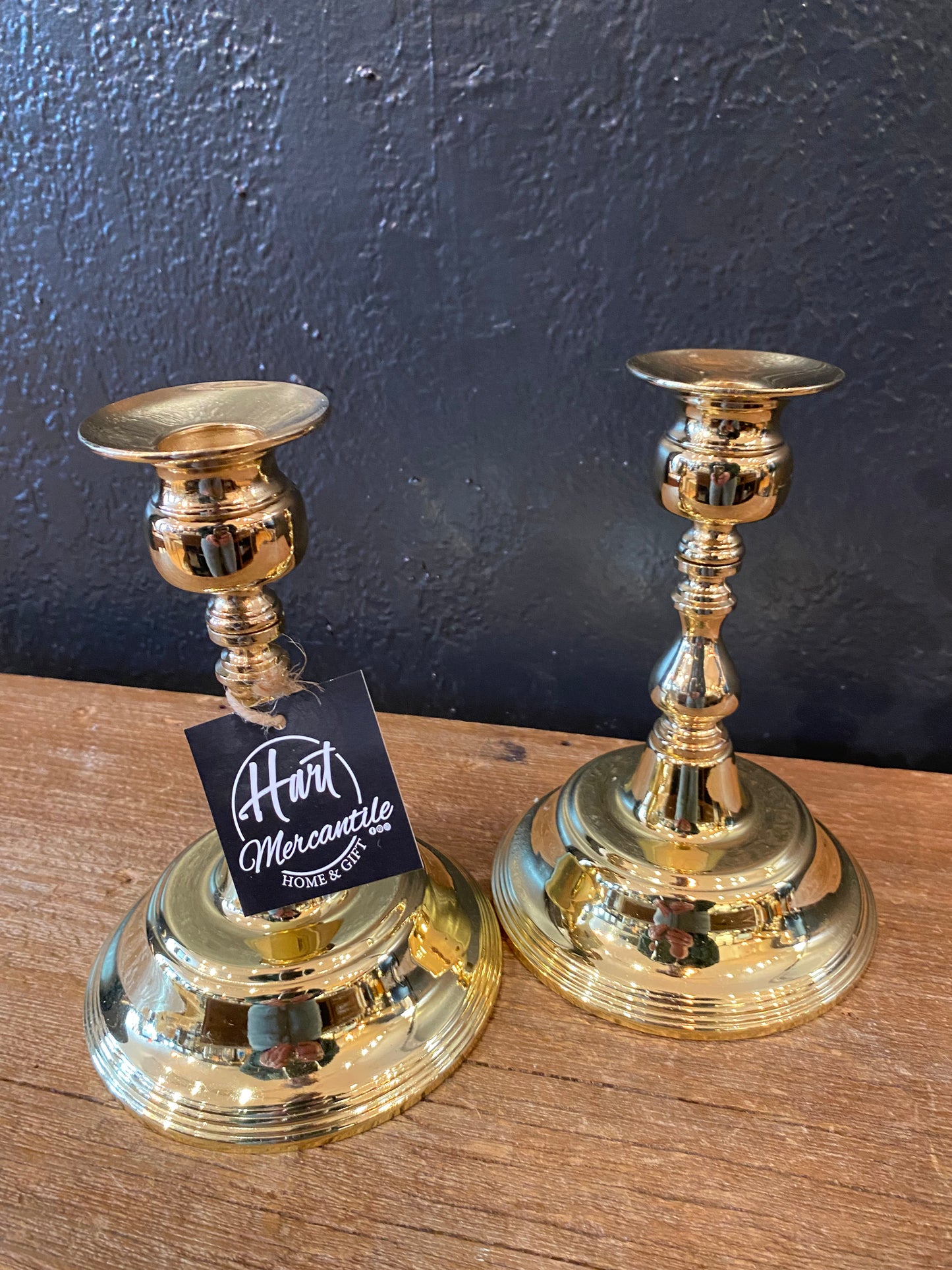 Vintage Brass Candlesticks
