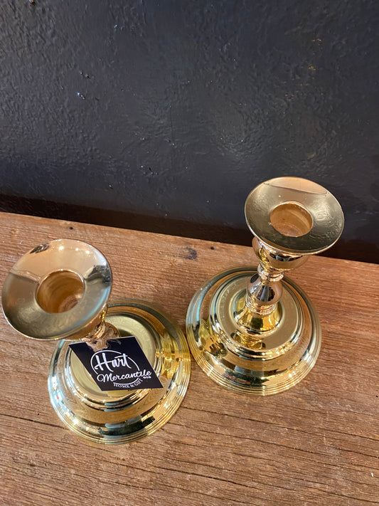 Vintage Brass Candlesticks