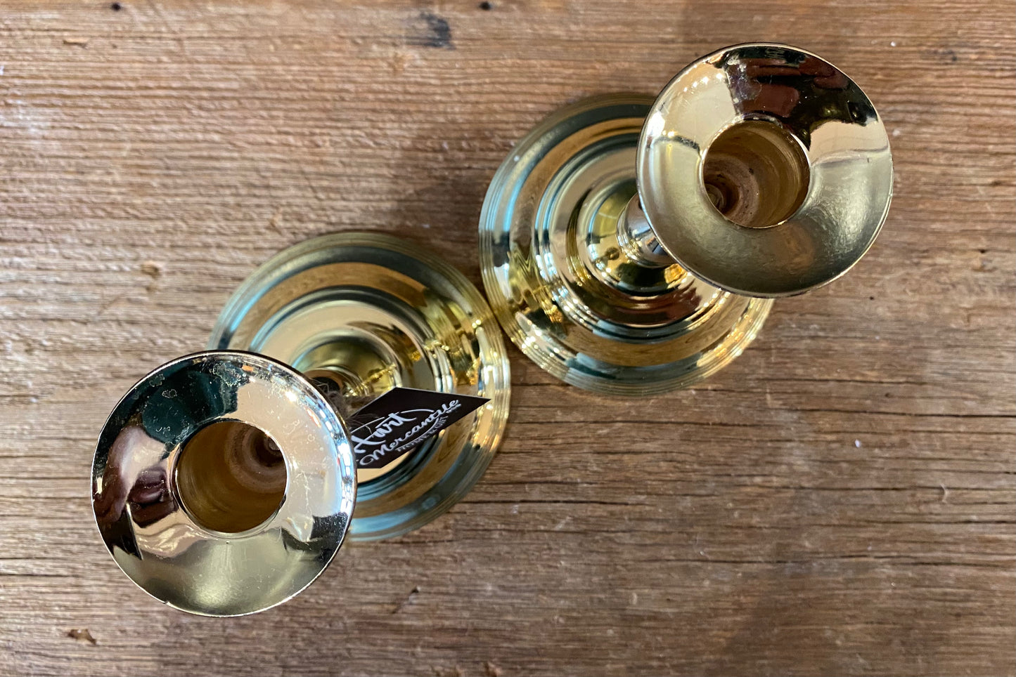 Vintage Brass Candlesticks